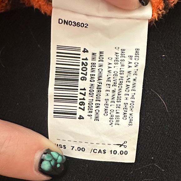 Disney Tigger Plush with Orange and Pink Accents - Picture 6 of 8